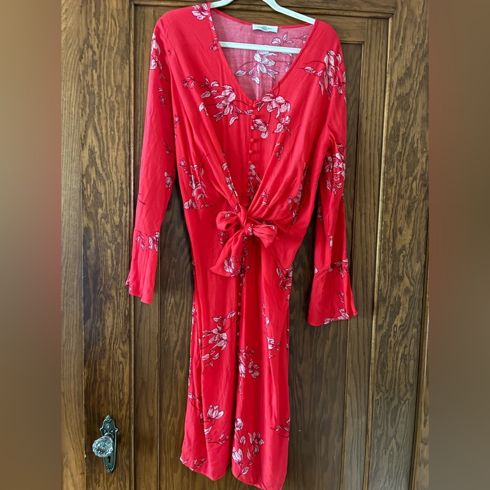 Soho Red Floral Blouse